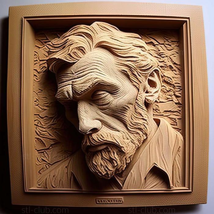 3D model Vincent Van Gogh (STL)